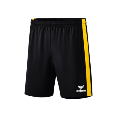 Erima Spodenki Sportowe Short Retro Star bez wewnętrznego majtka czarny/żółty chłopcy