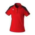 Erima Sport-Polo Evo Star (100% rec. Poliester) czerwono/czarne Damskie