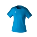 Erima Sport-Shirt Evo Star (100% rec. poliester, lekki) curacaoblau damskie