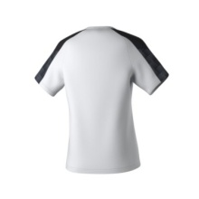 Erima Sport-Shirt Evo Star (100% rec. poliester, lekki) biały/czarny damski