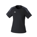 Erima Sport-Shirt Evo Star (100% rec. poliester, lekki) czarny/szary damski