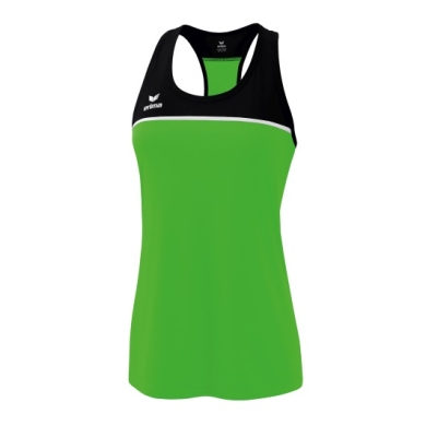 Erima Sport-Tank Top Change (100% rec. poliester) zielony/czarny damski