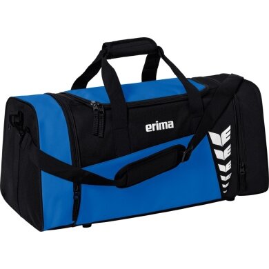 Erima Torba sportowa Six Wings (Rozmiar M - 49,5 litra) niebiesko-royalna/czarna 61x29x28cm