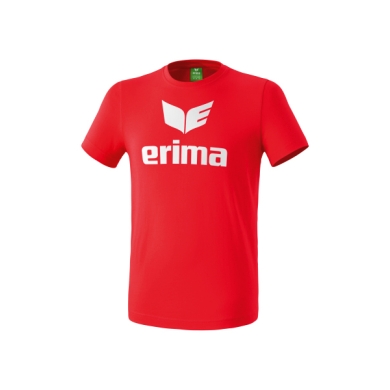 Erima T-shirt sportowe Basic Promo Logo (100% bawełna) czerwony chłopcy