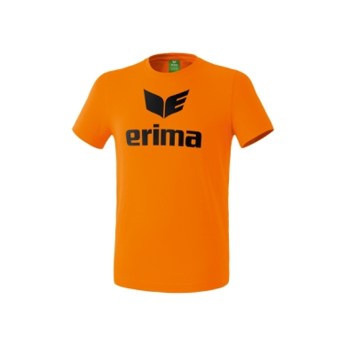 Erima T-shirt sportowe Basic Promo Logo (100% bawełna) pomarańczowe dla chłopców