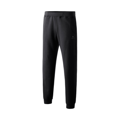 Erima Spodnie dresowe Sweat Pant (mieszanka bawełny, wygodny krój) czarny mężczyźni