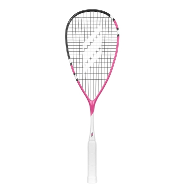 Eye Rackets Rakieta do squasha V.Lite 110 (110g/z ciężarem w rączce) różowa - naciągnięta -