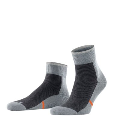 Falke Skarpetki dzienne Ankle Versatile (Bawełna organiczna, wytrzymałe) srebrnoszare - 1 para