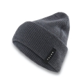 Falke Czapka dzianinowa (Beanie) Unisex - Wełna merino, struktura prążkowana - ciemnoszary - 1 sztuka