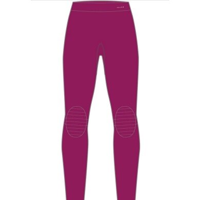 Falke Spodnie termiczne Tight Wool-Tech (najlepsza wełna merino) bielizna długa fioletowa damska