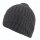 Falke Czapka (Beanie) Unisex - Wełna merino, struktura prążkowana, zagięcie - antracytowy - 1 sztuka