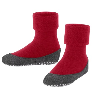 Falke Kapcie Cosyshoe Minis (lekkie, ocieplające wełna merino) czerwone Dzieci