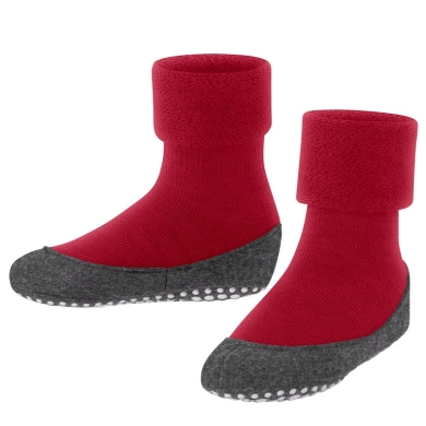 Falke Kapcie Cosyshoe Minis (lekkie, ocieplające wełna merino) czerwone Dzieci