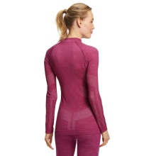 Falke Bielizna Funkcyjna Longsleeve Wool-Tech (Wełna Merino, ciepła i izolująca) fioletowa Damska