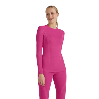 Falke Bielizna Funkcyjna Longsleeve Wool-Tech (doskonałe zarządzanie wilgocią) orchidpink Damska