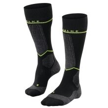 Falke Skarpetki narciarskie SK Compression Wool (z gradacyjną kompresją) czarne męskie - 1 para