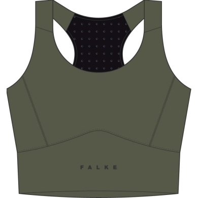 Falke Sport-Bra (mieszanka poliamidu) bielizna w kolorze ciemnozielonym dla kobiet