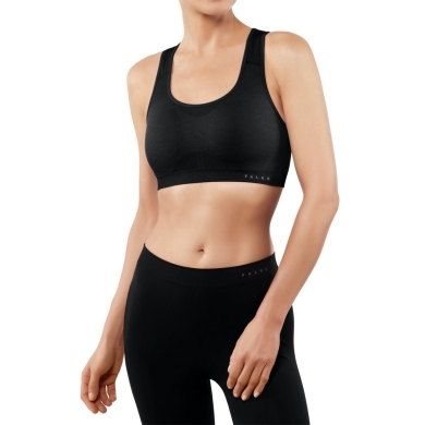 Falke Bielizna funkcjonalna Sport-Bra Madison Low Support (technologia bezszwowa) czarny Damski