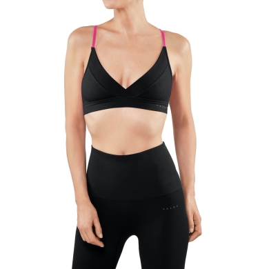 Falke Bielizna Funkcyjna Sport-Bra Wool-Tech Light (regulowane ramiączka, bardzo elastyczne) czarny Damski