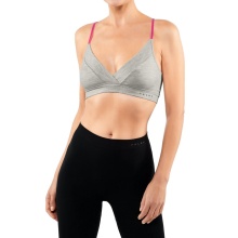 Falke Bielizna funkcjonalna Sport-Bra Wool-Tech Light (regulowane ramiączka, bardzo elastyczne) szary Damski