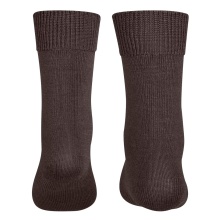 Falke Skarpetki dzienne Comfort Wool (miękka bawełna) ciemnobrązowe dziecięce - 1 para