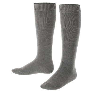 Falke Skarpetki dzienne Comfort Wool (ocieplająca wełna merino) ciemnoszare dzieci - 1 para