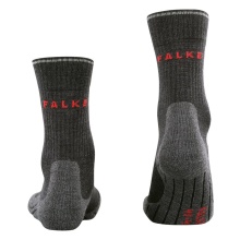 Falke Skarpetki trekkingowe TK2 Explore Wool Silk antracytowe damskie - 1 para