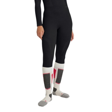 Falke Spodnie termiczne 3/4 Tight Wool-Tech (najwyższej jakości wełna merino) Bielizna czarna Damska