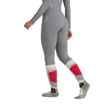 Falke Spodnie termiczne 3/4 Tight Wool-Tech (najlepsza wełna merino) Bielizna szara Damska