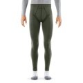 Falke Spodnie termiczne Tight Wool-Tech (najwyższej jakości wełna merino) długie bielizna oliwkowa męska