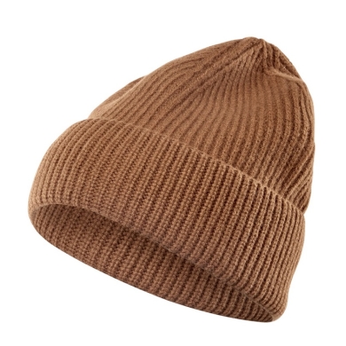 Falke Czapka zimowa (beanie) - ciepła, prążkowana - brązowa - 1 sztuka