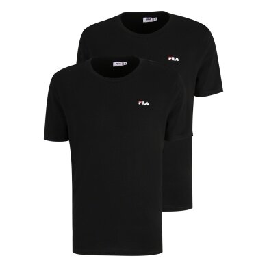 Fila Koszulka Freizeit-Shirt Brod (Bawełna) czarna/czarna Mężczyźni - 2-pak