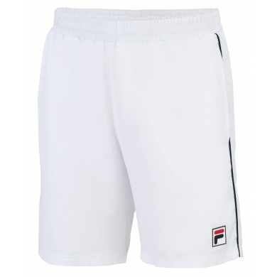 Fila Spodenki tenisowe Short Leon (optymalna swoboda ruchów) krótkie białe męskie