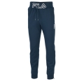 Fila Spodnie dresowe Sweatpants Leo (elastyczny pas z sznurkiem) długie peacoat niebieskie Mężczyźni