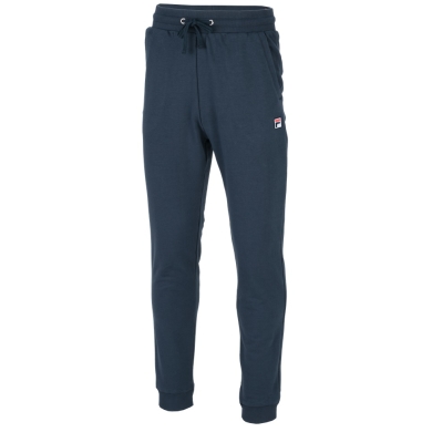 Fila Spodnie dresowe (Sweatpant) Larry długie peacoat niebieskie męskie