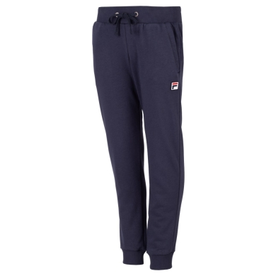 Fila Spodnie dresowe (Sweatpant) Larry długie peacoat niebieskie Dzieci