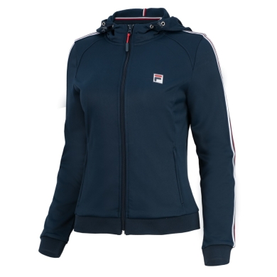 Fila Kurtka tenisowa (Coachjacket) Fiona z kapturem granatowa damska