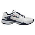 Fila Buty tenisowe Veloce Clay/na korty ziemne białe/ciemnoniebieskie męskie