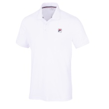 Fila Tennis Polo Hermano (100% rec. poliester, klasyczny wygląd) biały mężczyźni