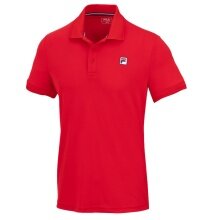 Fila Tennis Polo Hermano (100% rec. poliester, klasyczny wygląd) czerwony mężczyźni