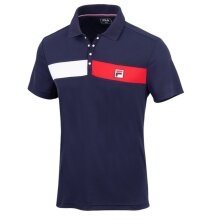 Fila Tennis-Polo Jayden (100% rec. poliester, klasyczny wygląd) granatowy mężczyźni