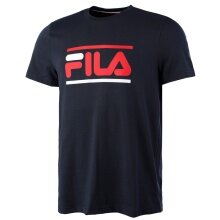 Fila Koszulka tenisowa Chris (80% bawełna) peacoat niebieski męski