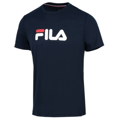 Fila T-shirt tenisowy Logo ciemnoniebieski męski