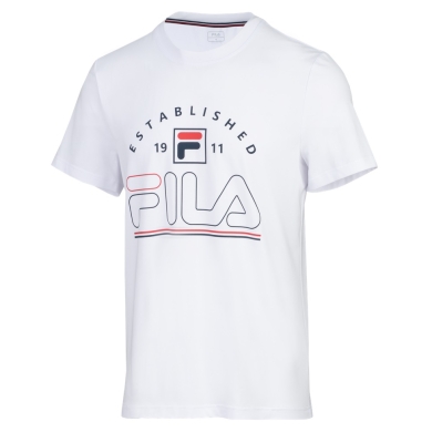 Fila T-shirt tenisowy Jay biały męski