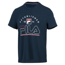 Fila T-shirt tenisowy Jay peacoatowy dla mężczyzn