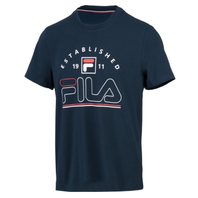 Fila T-shirt tenisowy Jay peacoatowy dla mężczyzn