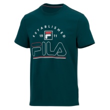 Fila T-shirt tenisowy Jay tealowy męski