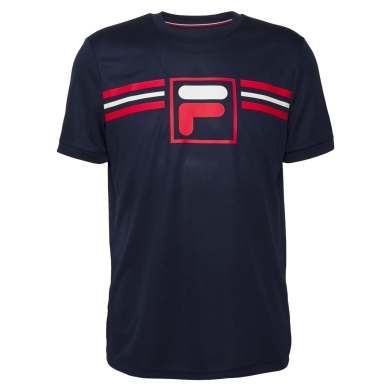 Fila T-shirt Oscar (przyjemne uczucie noszenia) granatowy męski