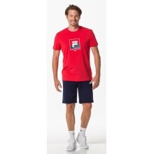 Fila T-shirt Sandro (przyjemny komfort noszenia) czerwony mężczyźni