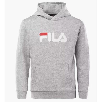 Fila Bluza z kapturem Sande Classic Logo Hoody (Bawełna) jasnoszara Dzieci